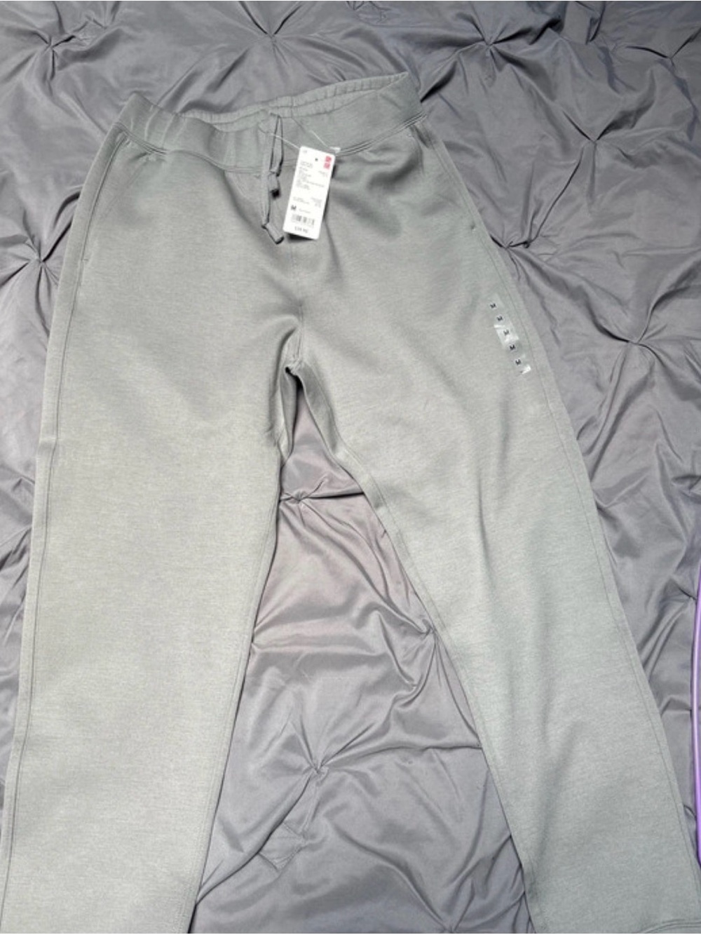 Uniqlo New Light Gray Men Jogger Sweatpants